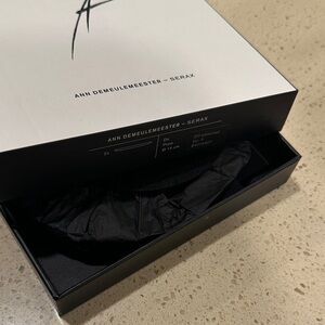 Porcelain dessert Plate, Off-White/red Set of 2 by Ann Demeulemeester for Serax